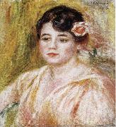 Pierre Renoir Adele Besson painting